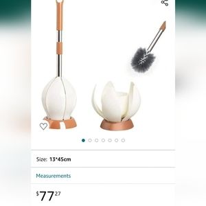 Lotus flower toilet brush